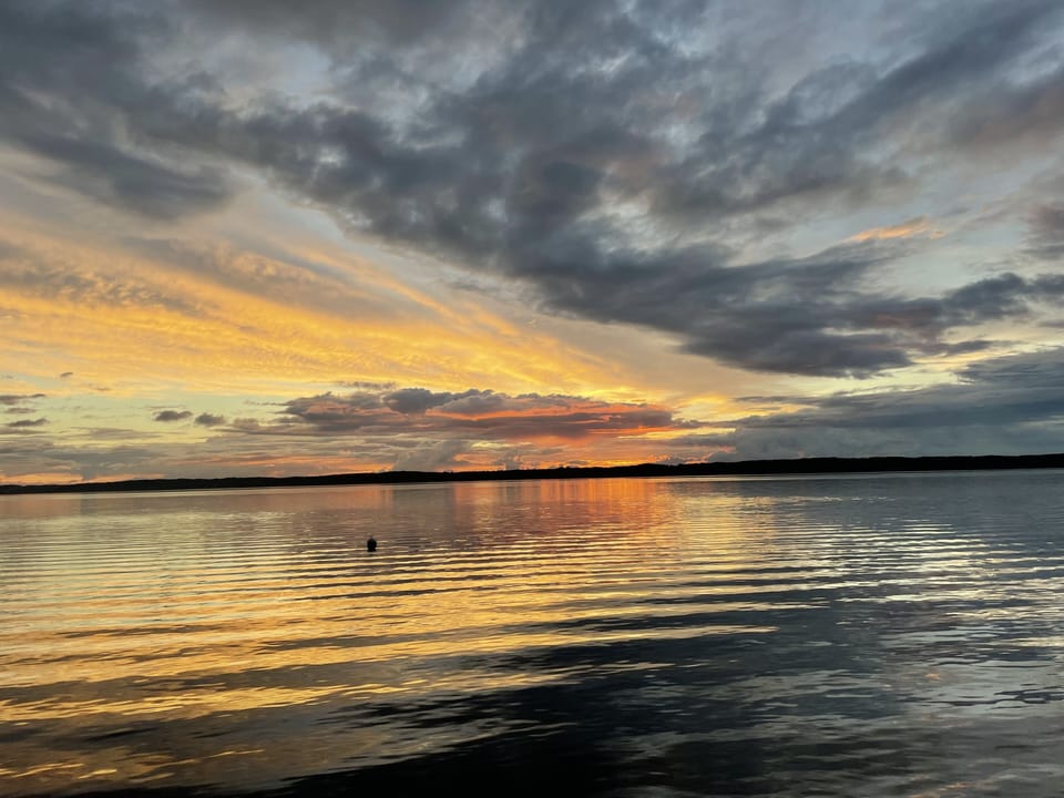 We see a great variety of sunsets from our property