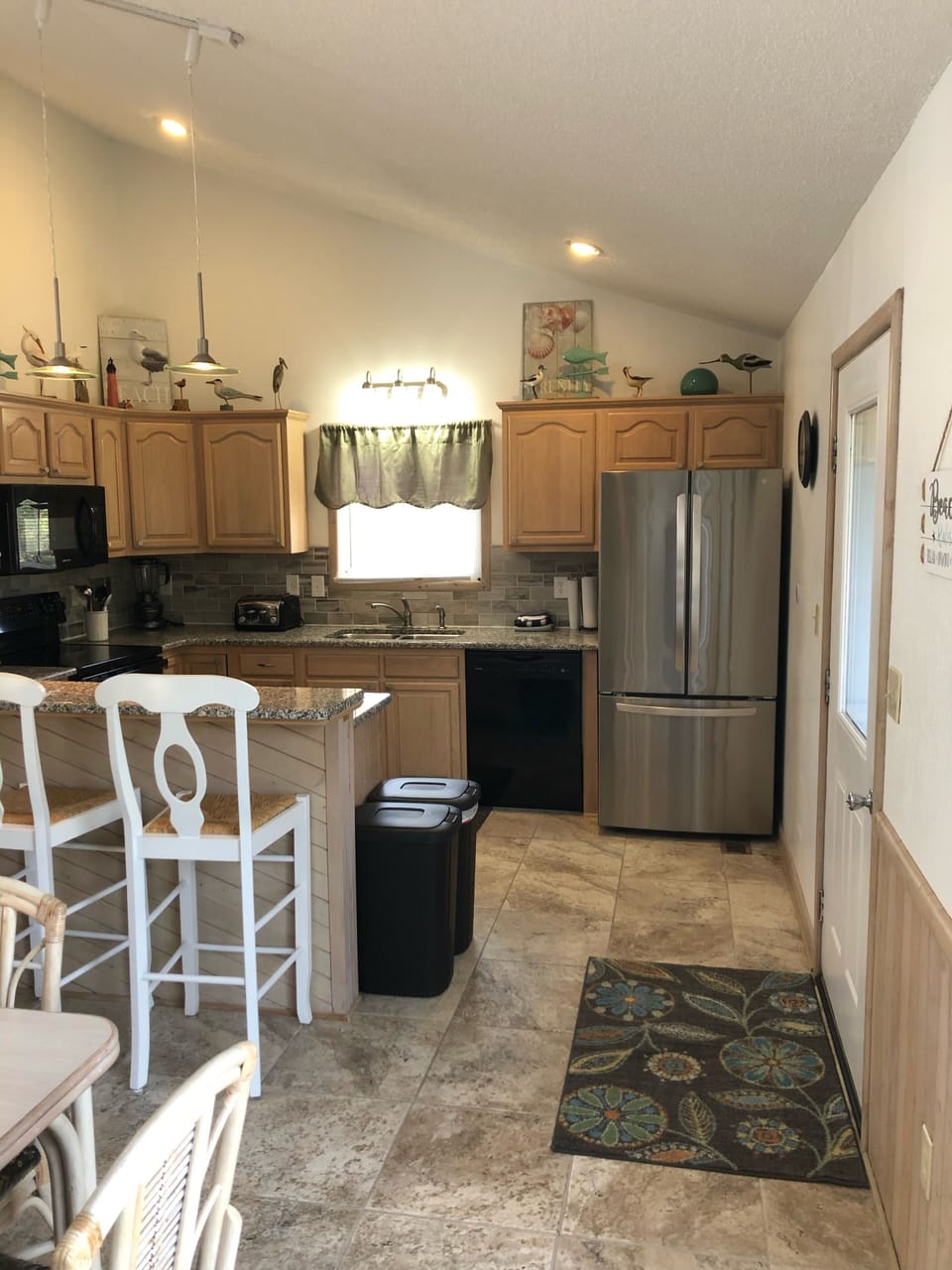 Kitchen view from dining area

