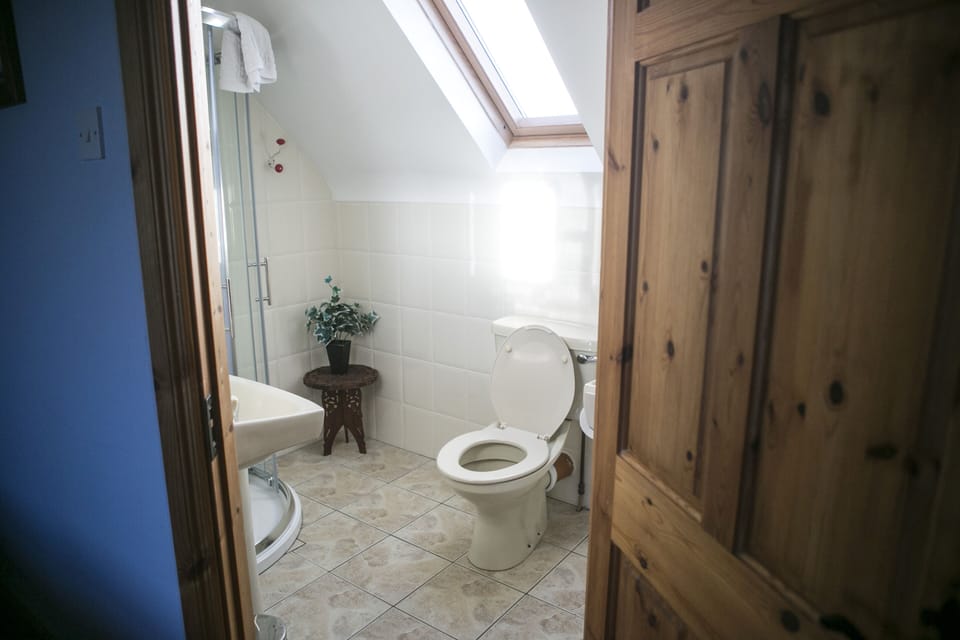 First floor ensuite with shower