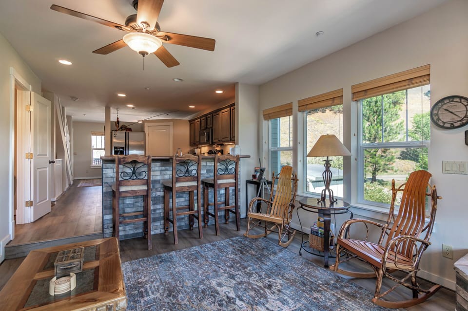 Great room open to the kitchen.