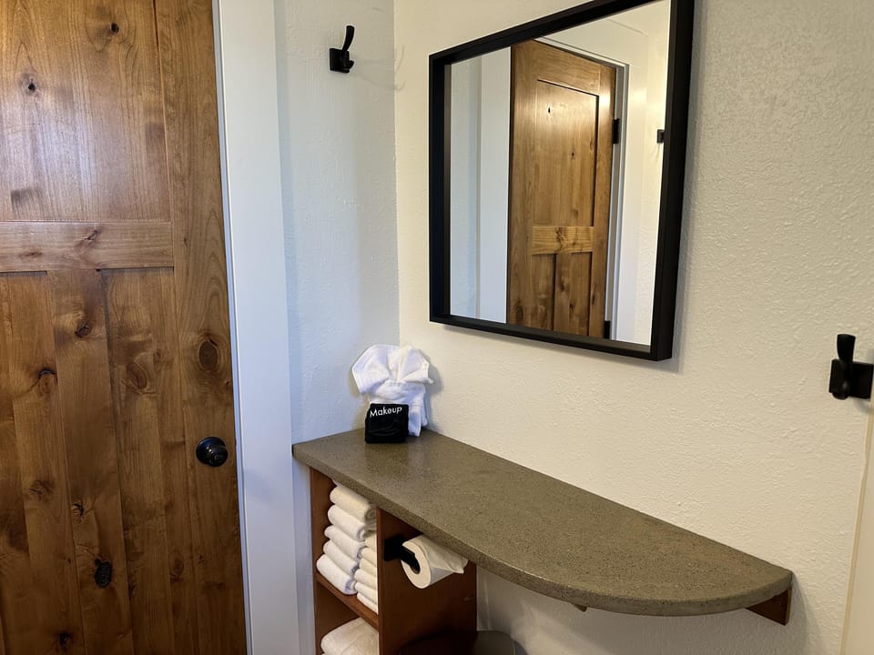 Extra counter space helps in a small space