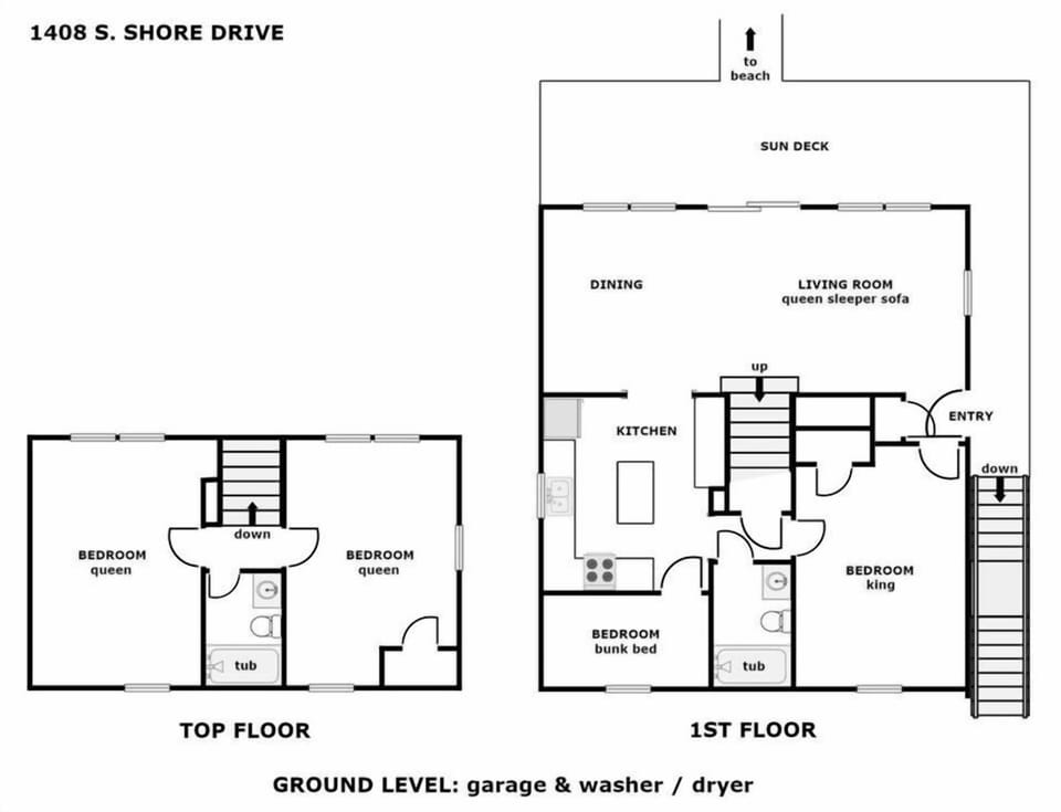 Zzzzs By The Sea Floor Plan