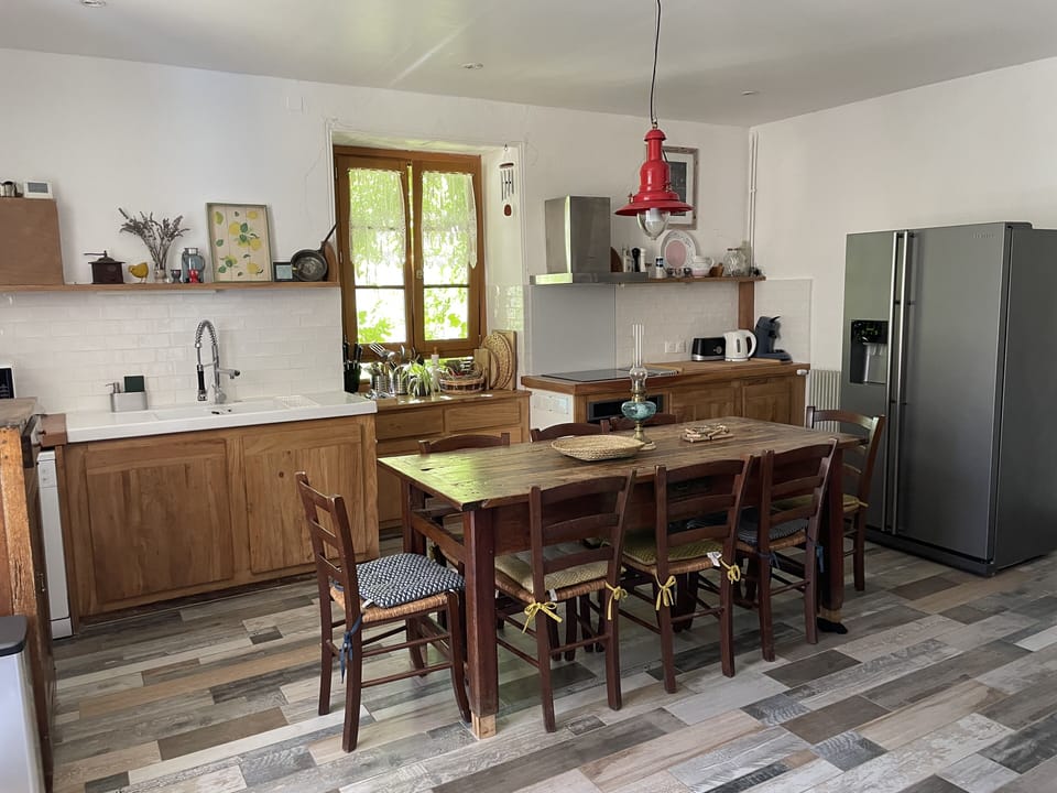 Roomy and bright chef's kitchen