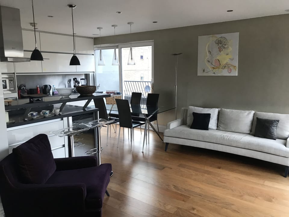 Living room full of light