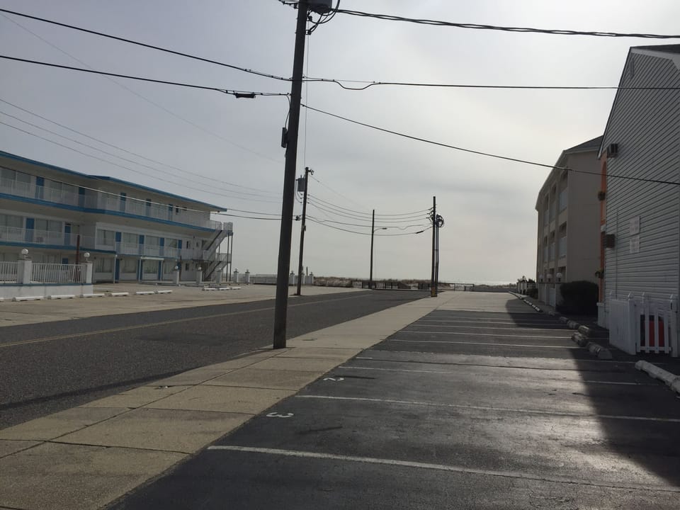 Off street parking. Only 500 feet away from pristine WWC beach 