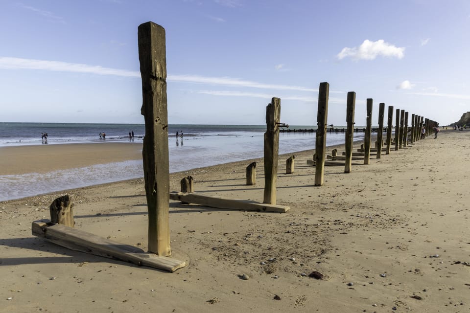 Sheringham to cromer beach