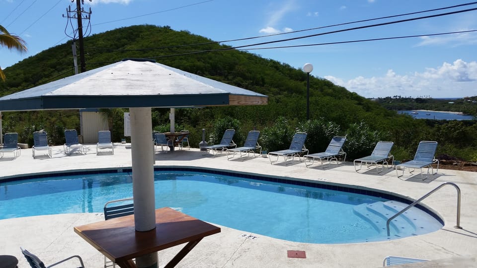 Upper Pool, just steps from the condo