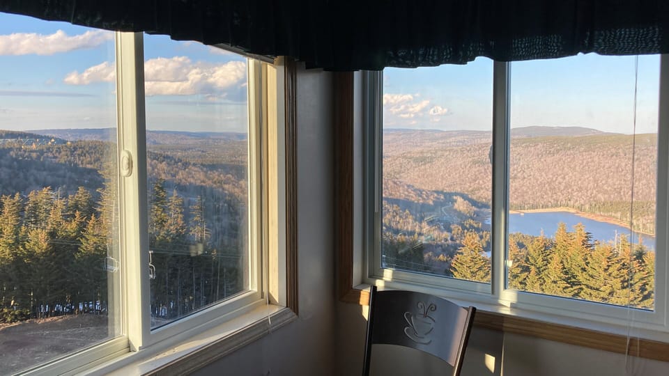 View from kitchen nook