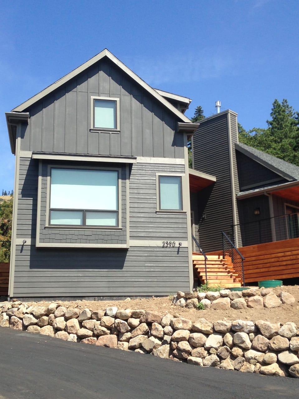 Front of house.