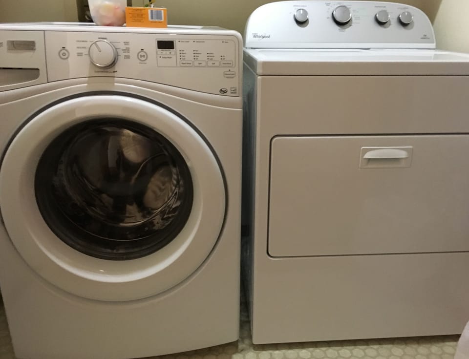 Washer and Dryer and supplies for your use!
