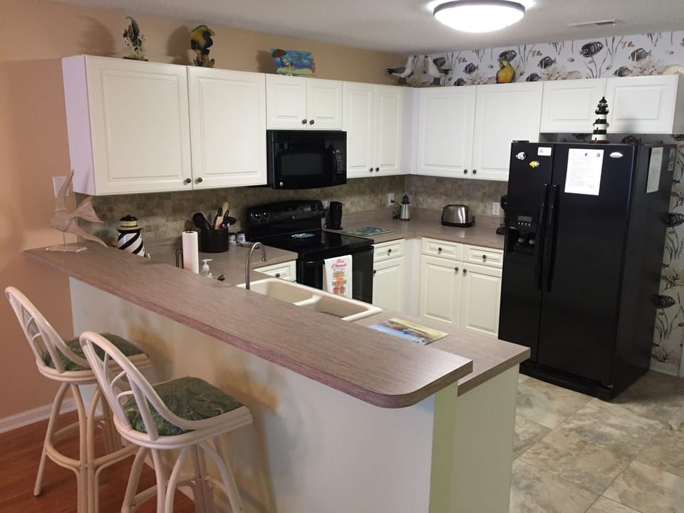 Kitchen with modern appliances