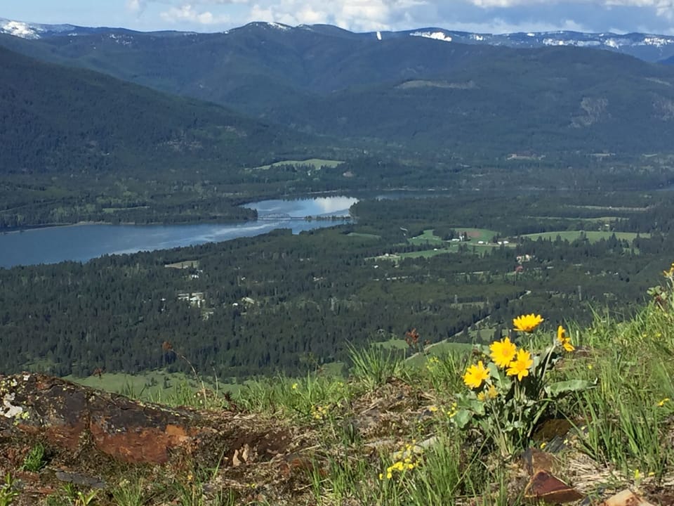 Hike from your front door.  The higher you climb, the better the view!