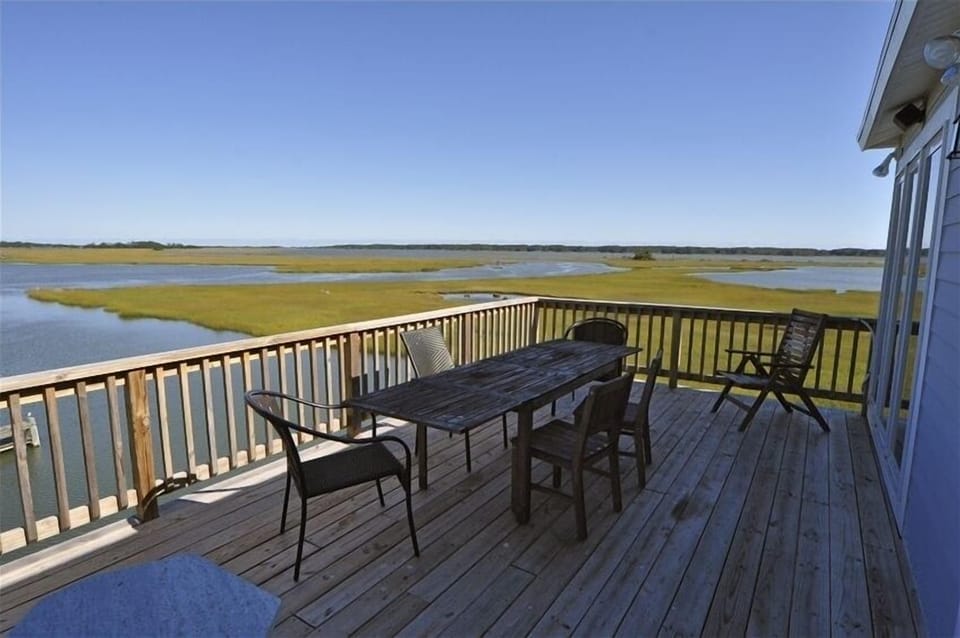 2nd floor observation deck - Deep Hole Creek,  Assateague is in distance. Wow!