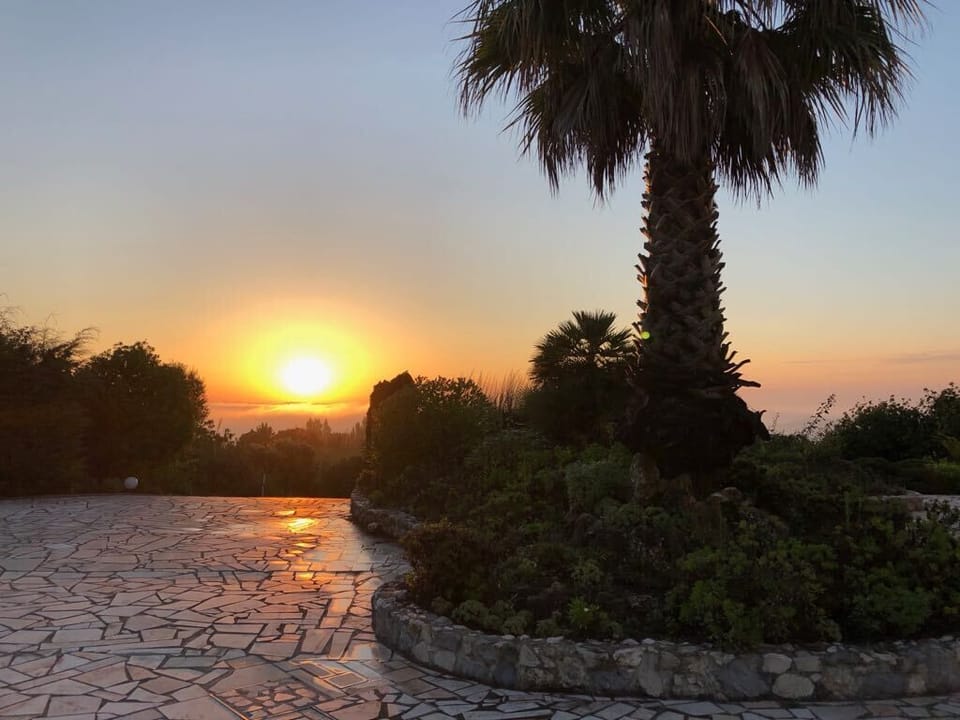 Sunrise at the top of thedrive