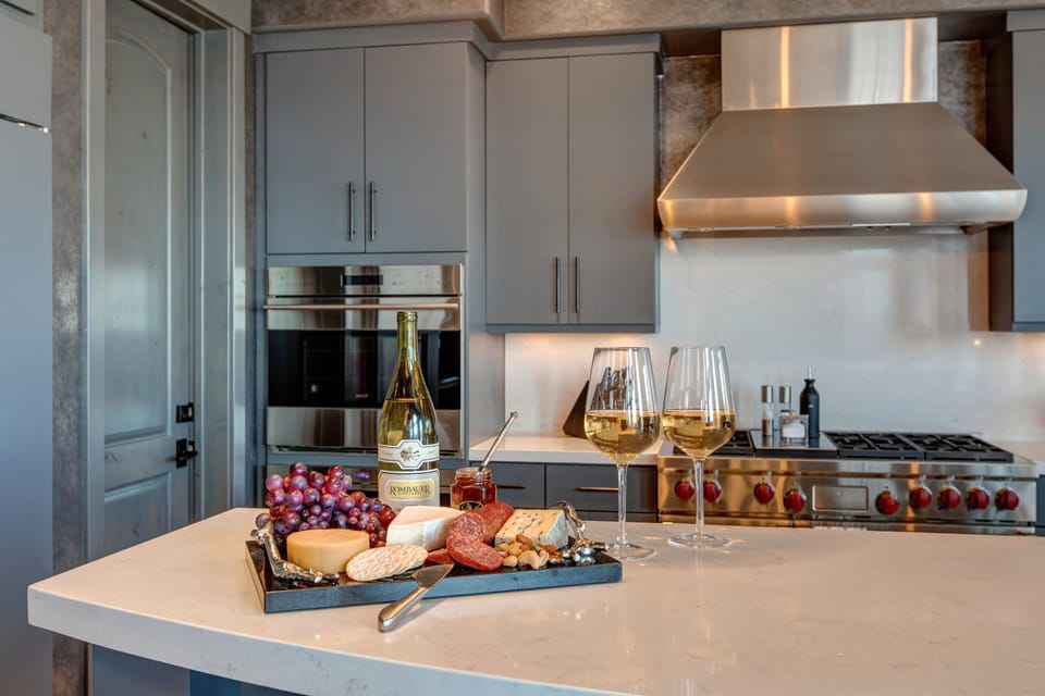Fully stocked Kitchen makes Socializing &  Dining at Home a Special Occasion
