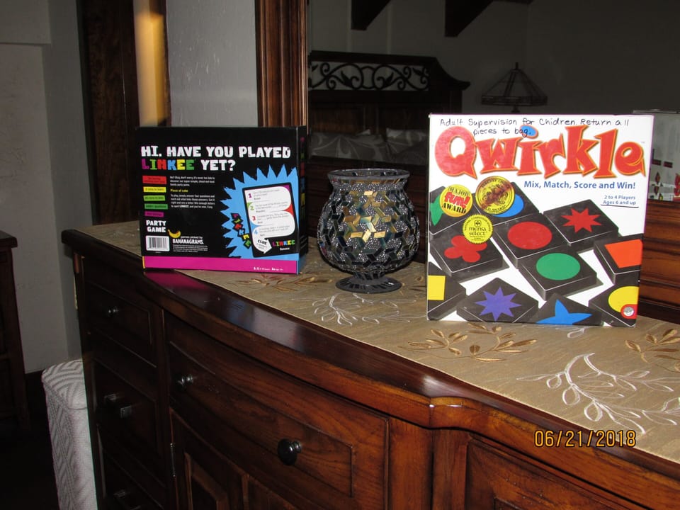 Bedroom 3 - Games - More games are in the downstairs bedroom closets