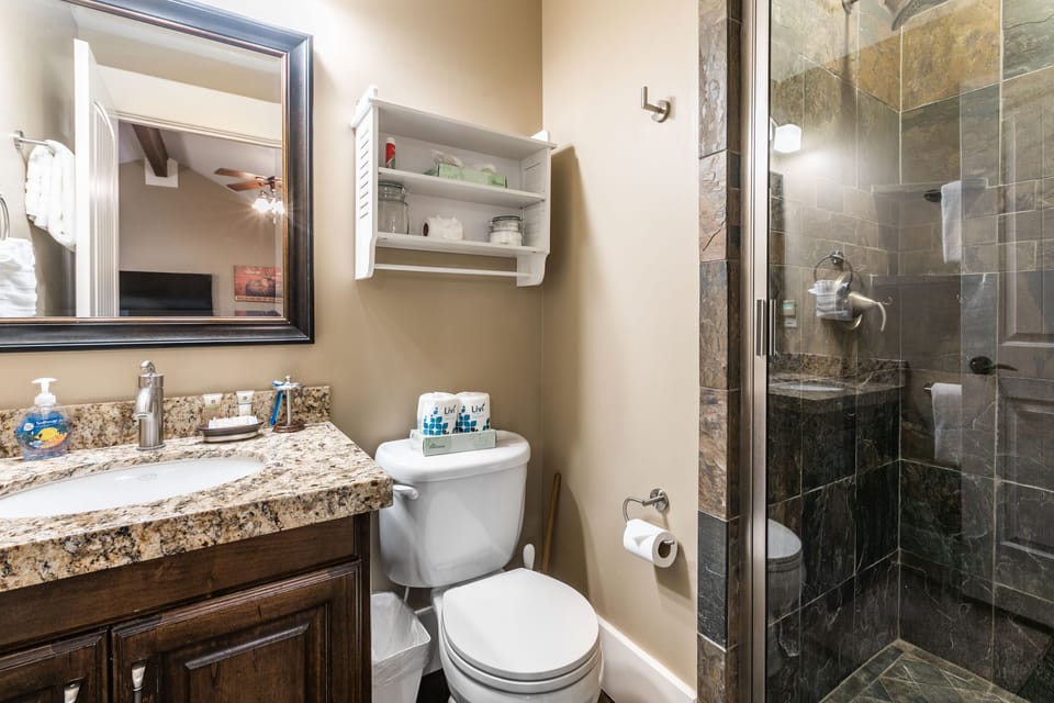 Upstairs guest bathroom