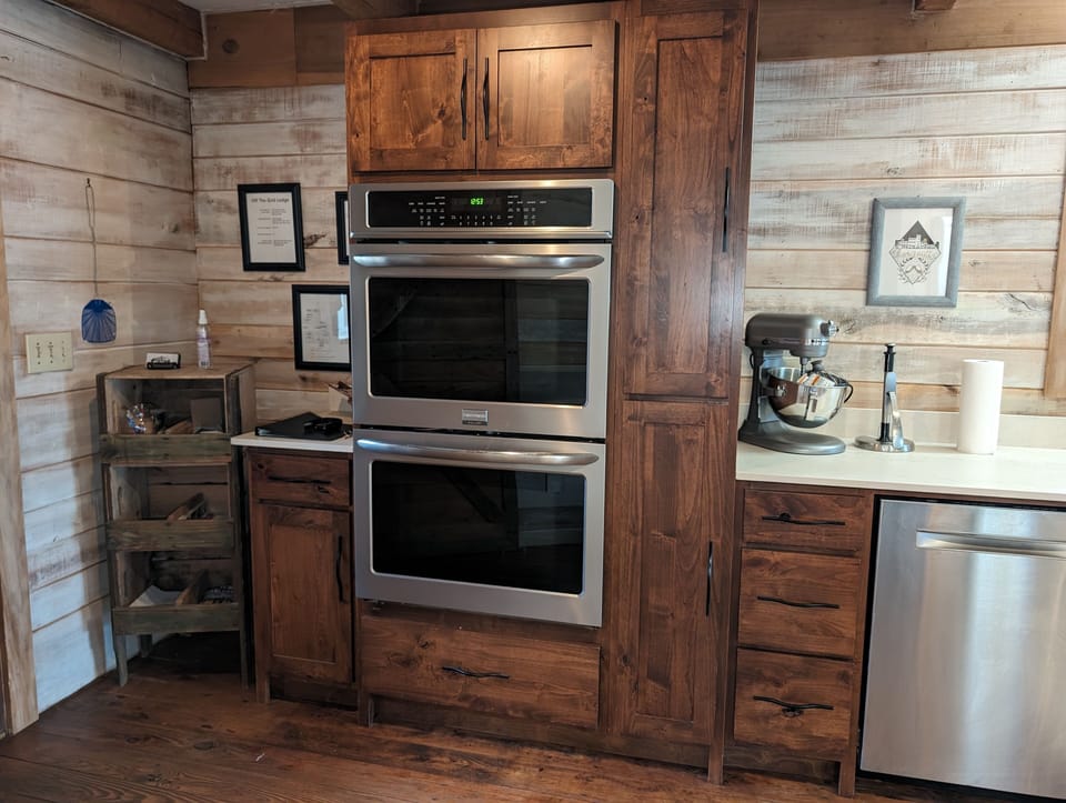 Double 30" electric ovens