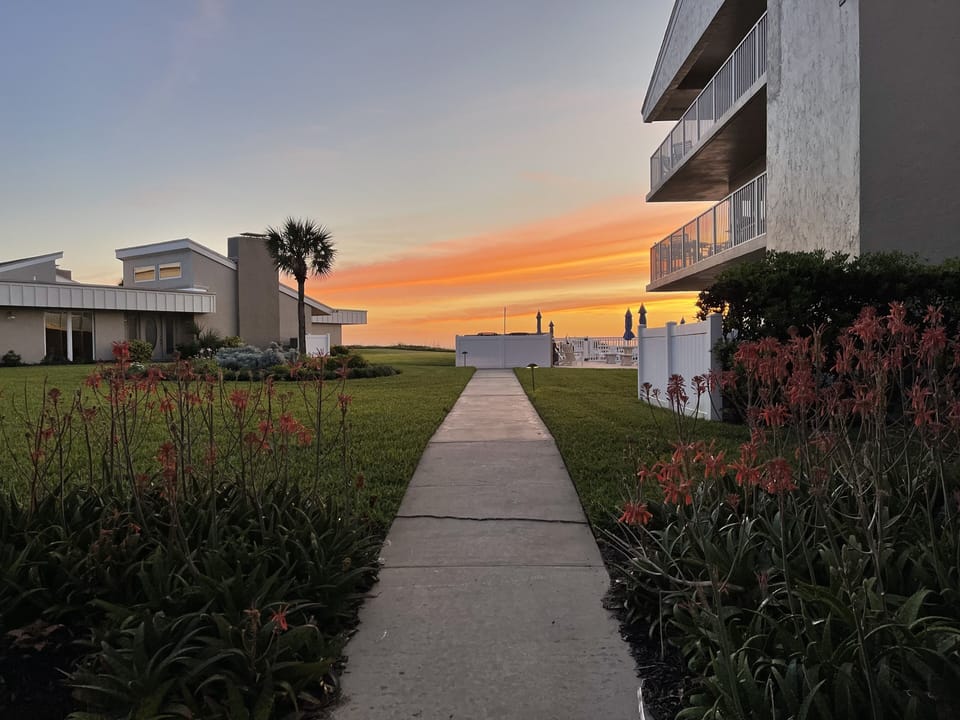 *VIEW FROM OUR UNIT* We are beach facing but do not have a direct beach view. 