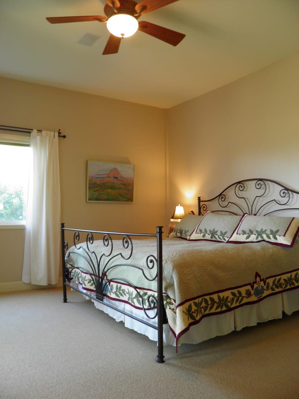 King Bedroom with Private Entrance and Deck