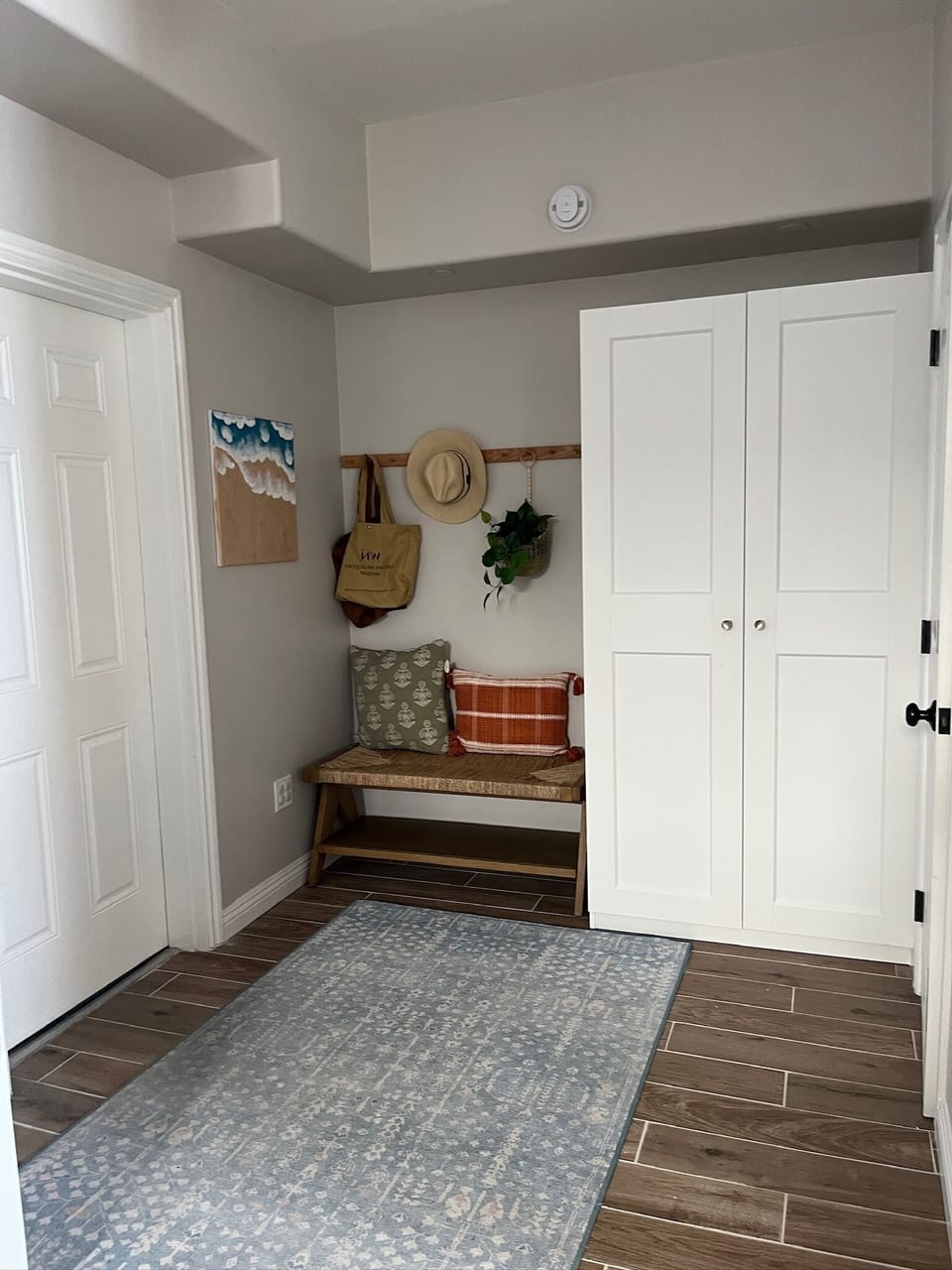 Mud room off of garage
