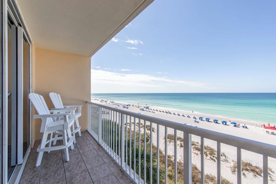 Private balcony.