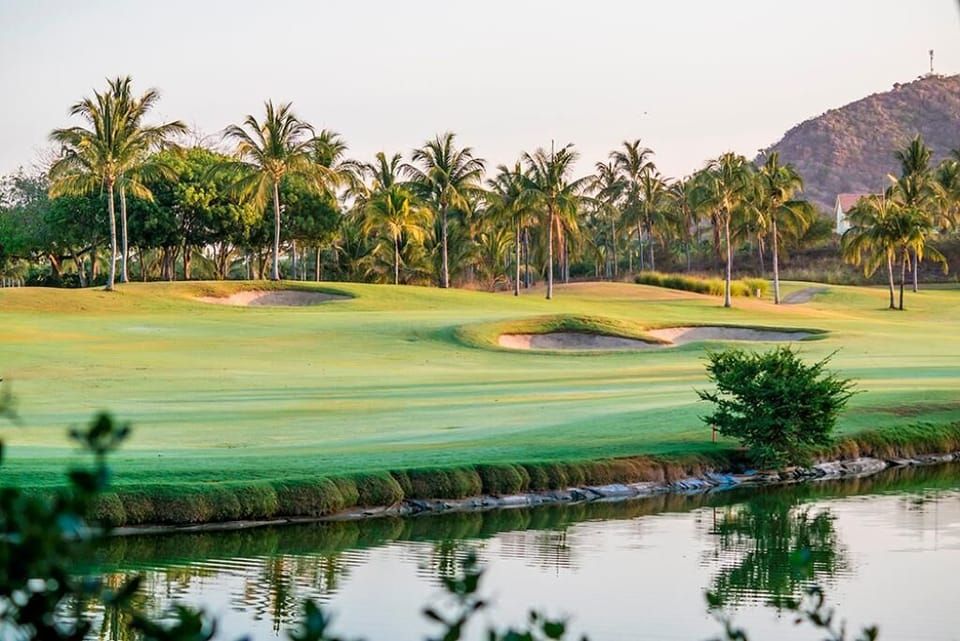 Explore the captivating golf course.