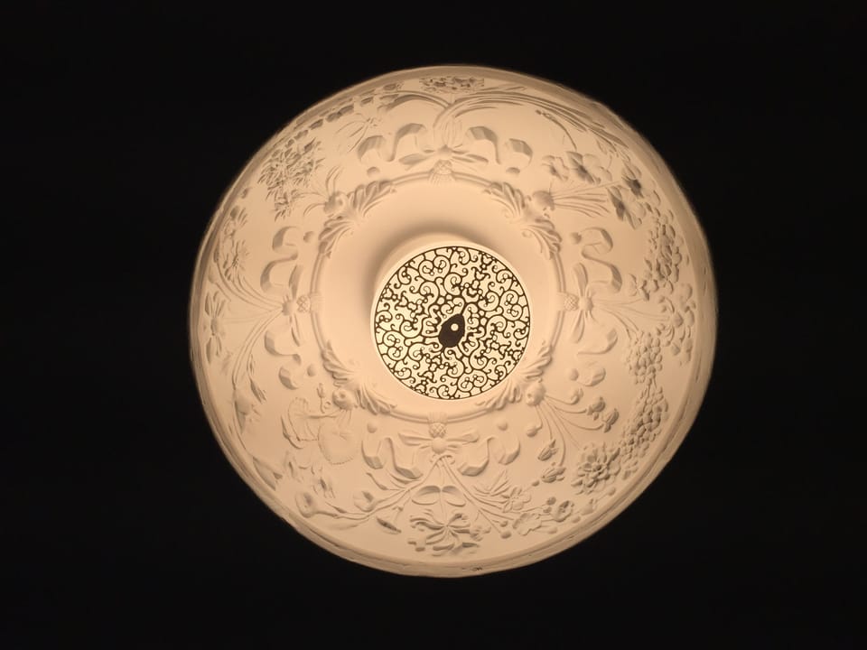 Overhead light in Third Bedroom