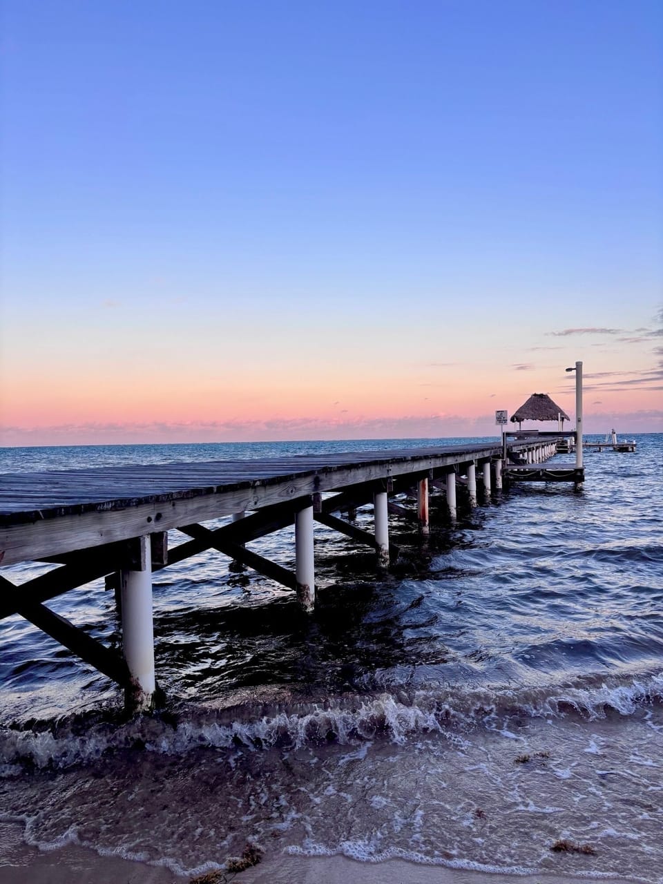 Gorgeous sunsets skies from the beach, rooftop, or the palapa on private dock