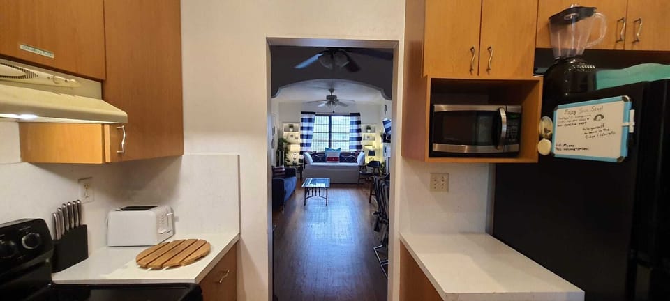 View From the Kitchen to the Living Area.