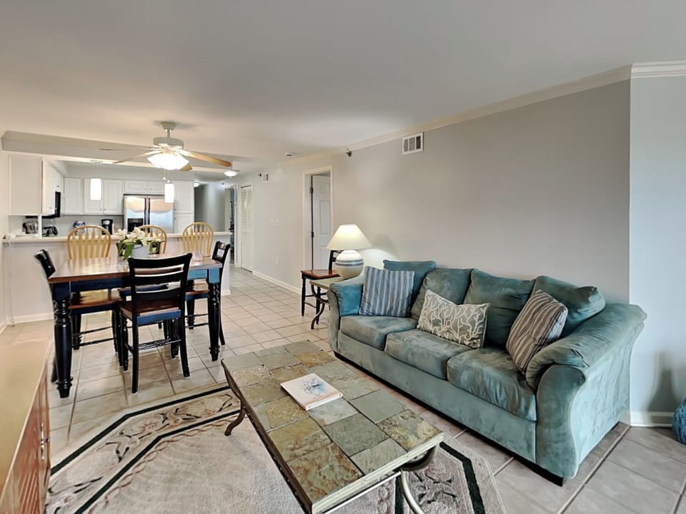 Open Living & Dining