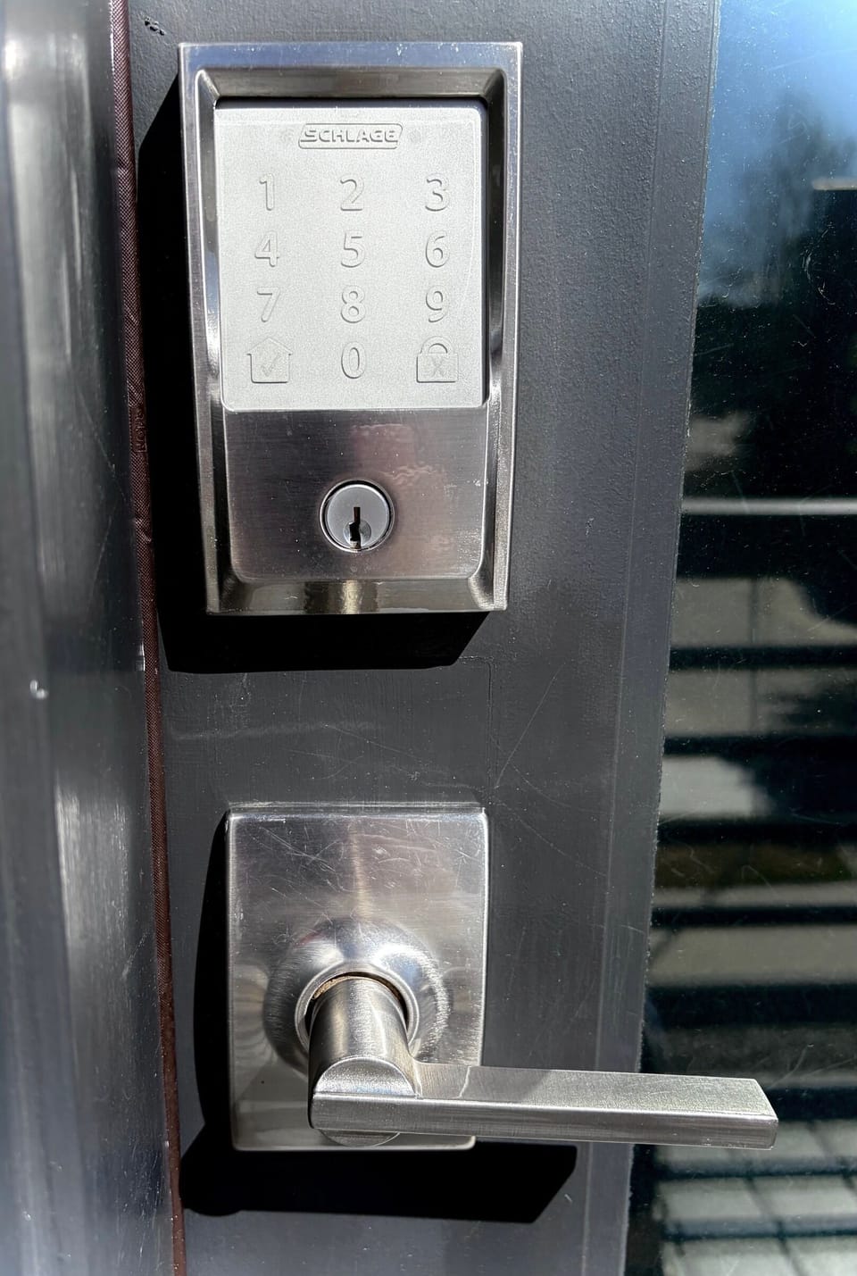 Key Pad Entry Door