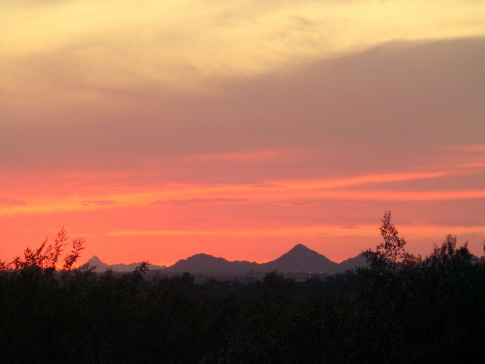 The sunsets from the front door are equaled only by sunrises in family room.