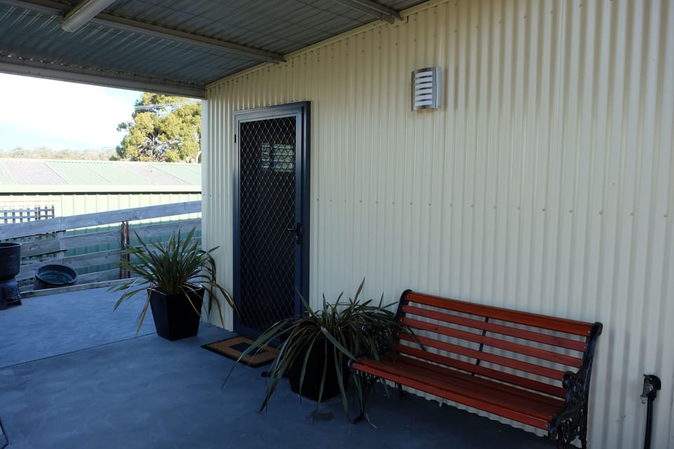 Outdoor undercover  BBQ and seating is yours to use.