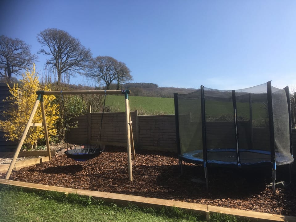 Swing and Trampoline