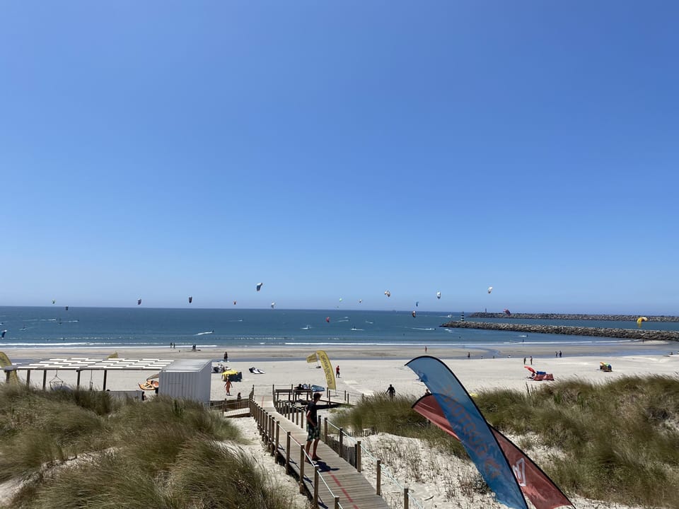 Kite surfing