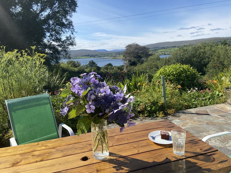 Table and garden furniture for patio