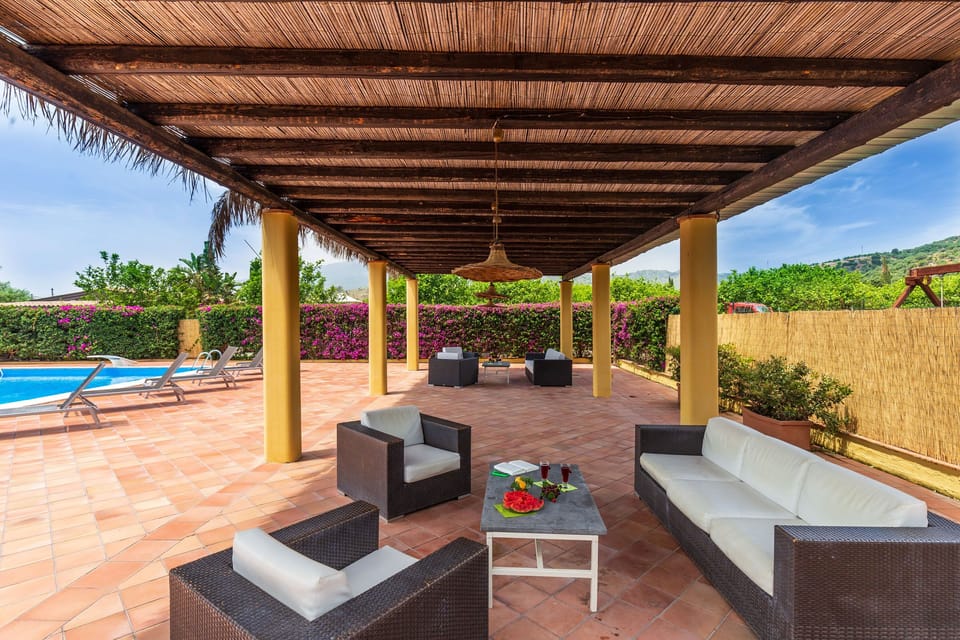 the main pool gazebo