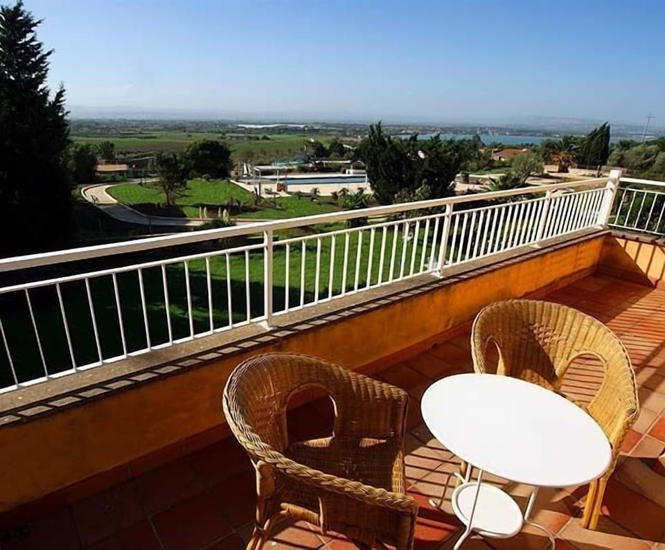 Sea view from the balcony on the upper floor.