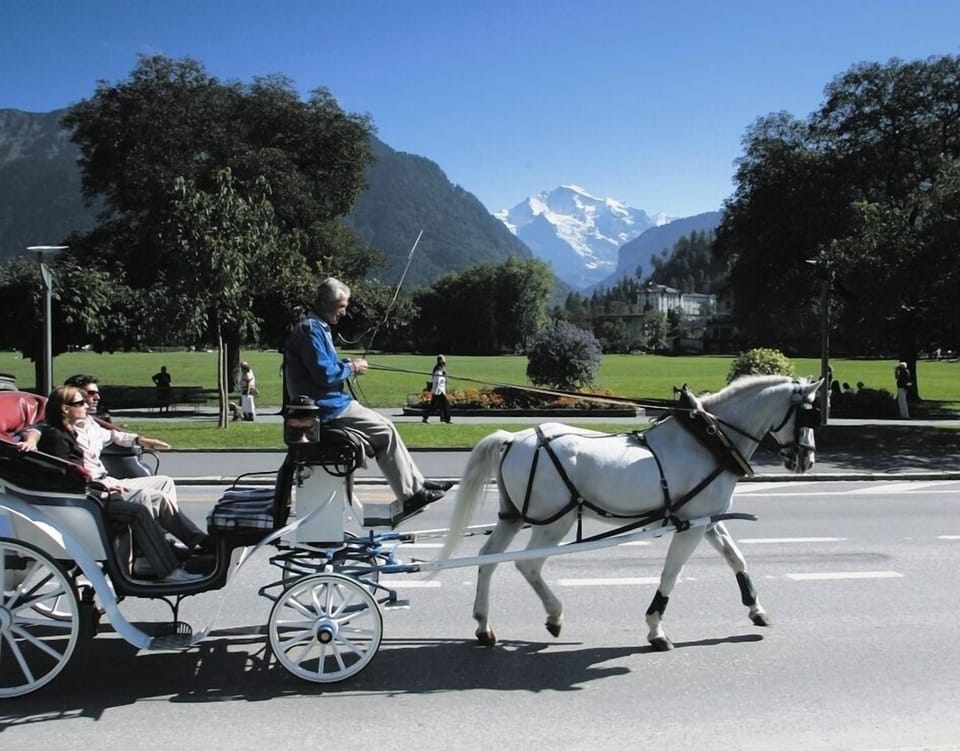 Huge **** apartment with 2 bathrooms located in the center of Interlaken Apartment in Interlaken