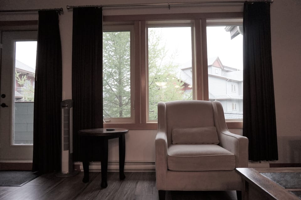 view from living room