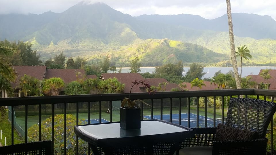 Enjoy morning Coffee with AMAZING PANORAMIC Views on your unit private Lanai
