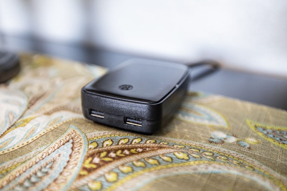 Data ports throughout the condo to charge your smart devices