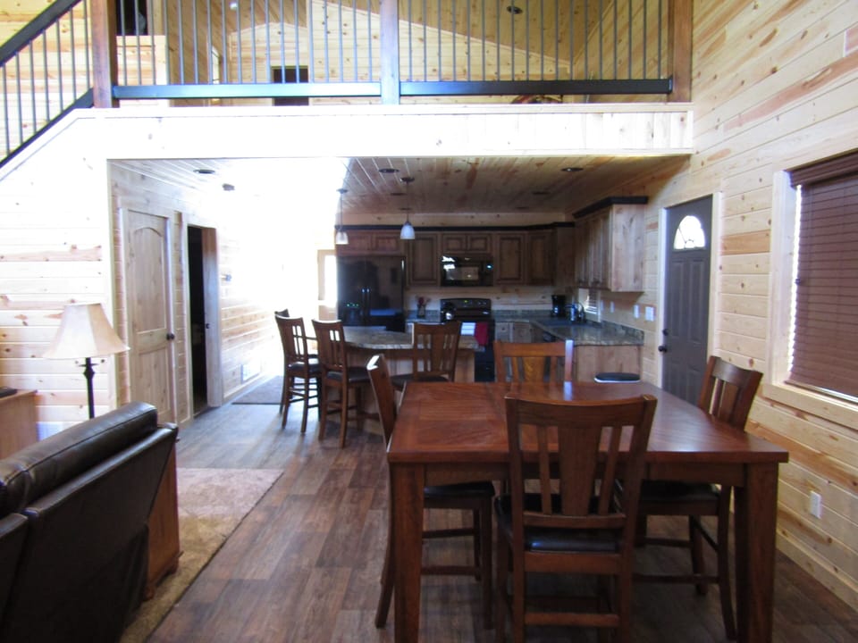 View from the front entrance. With the natural light coming in. 