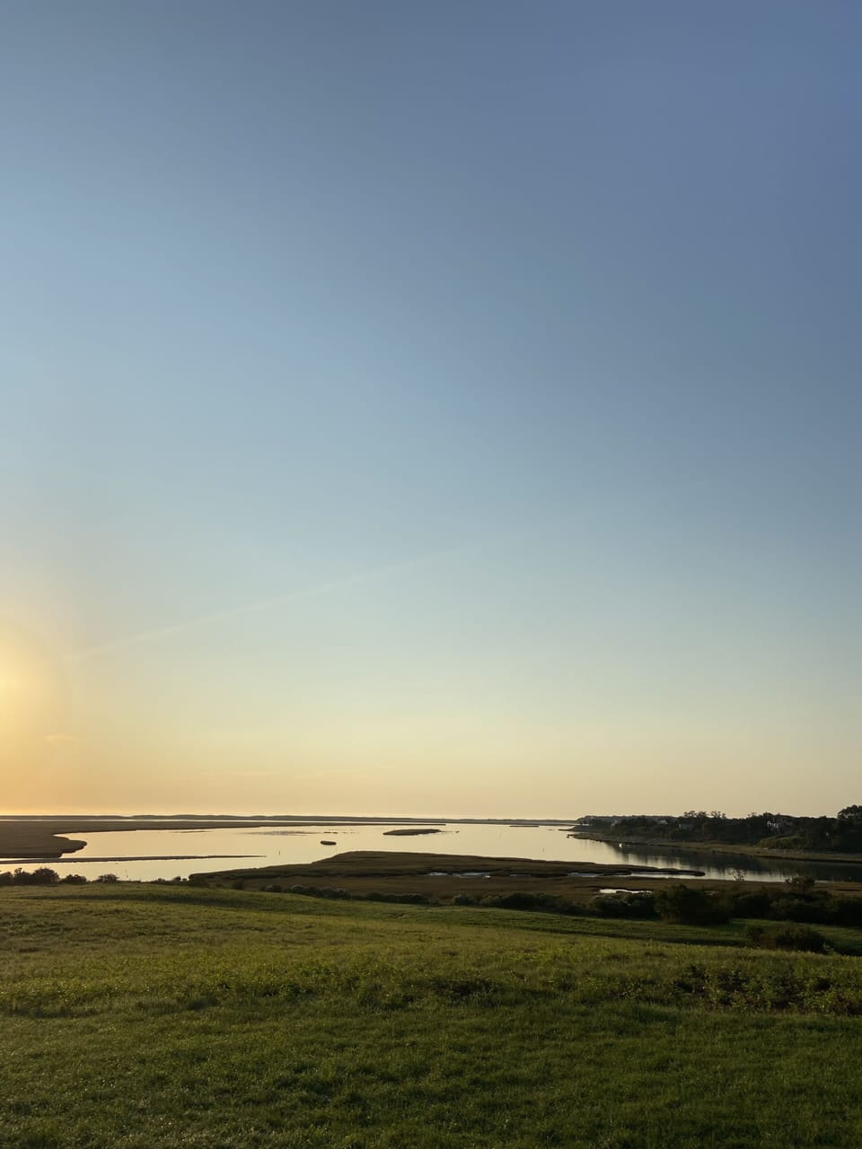 Fort Hill at sunset