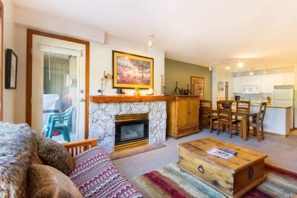 Open-concept Living Room for entertaining