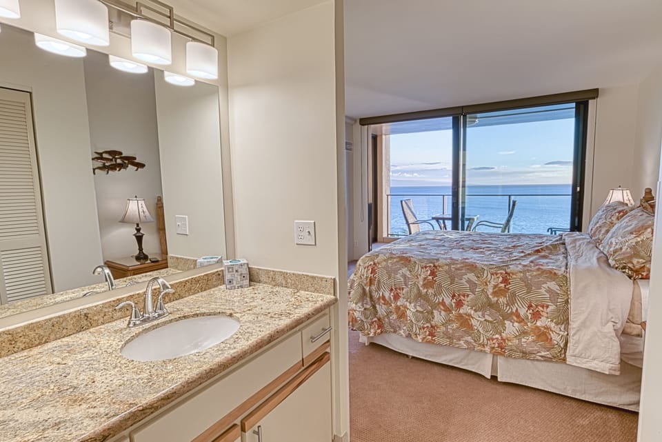 Master bath vanity. 