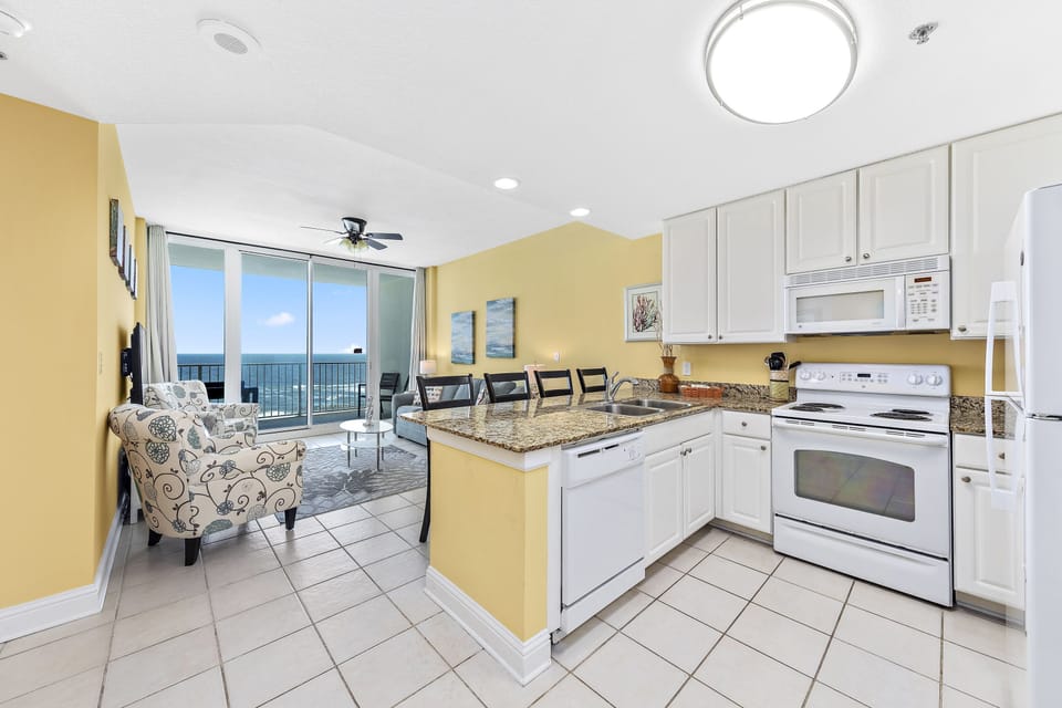 Kitchen area.
