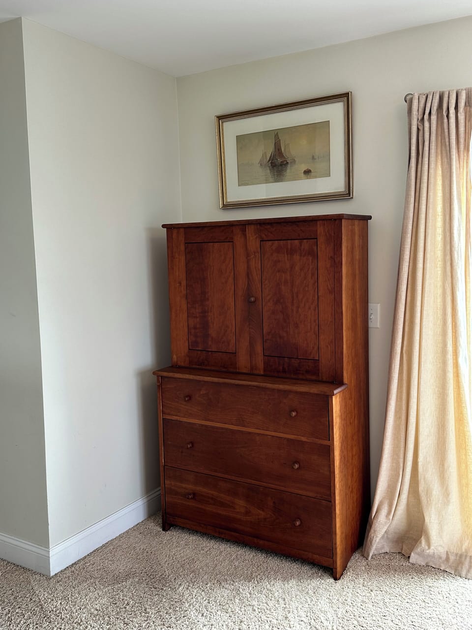 Master Bedroom En-suite with Cherry bedroom set, Smart TV and Balcony
