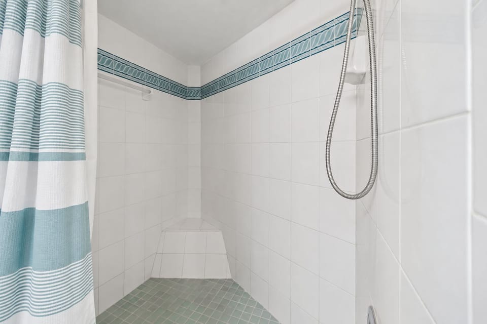 Large walk in shower